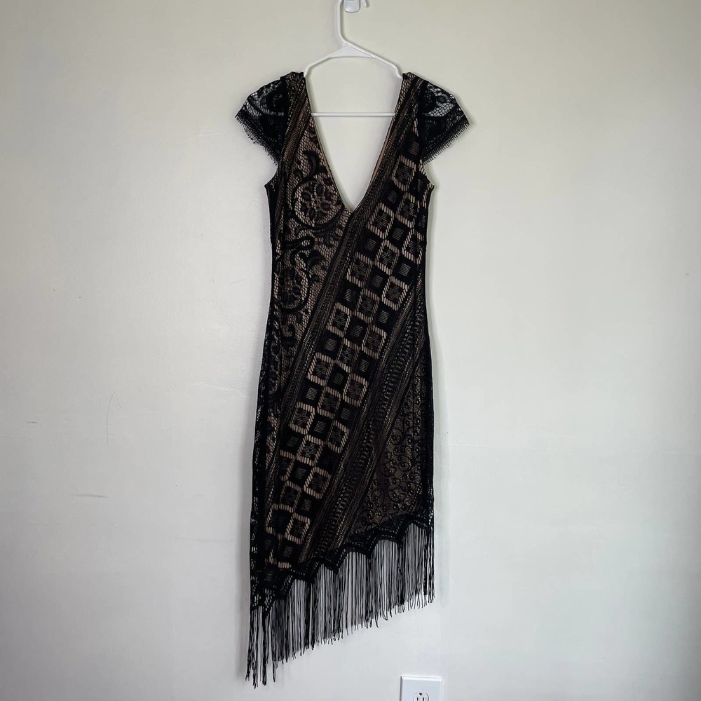 Moda International Vintage Y2K lace style dress with under slip (12) - Picture 2 of 6